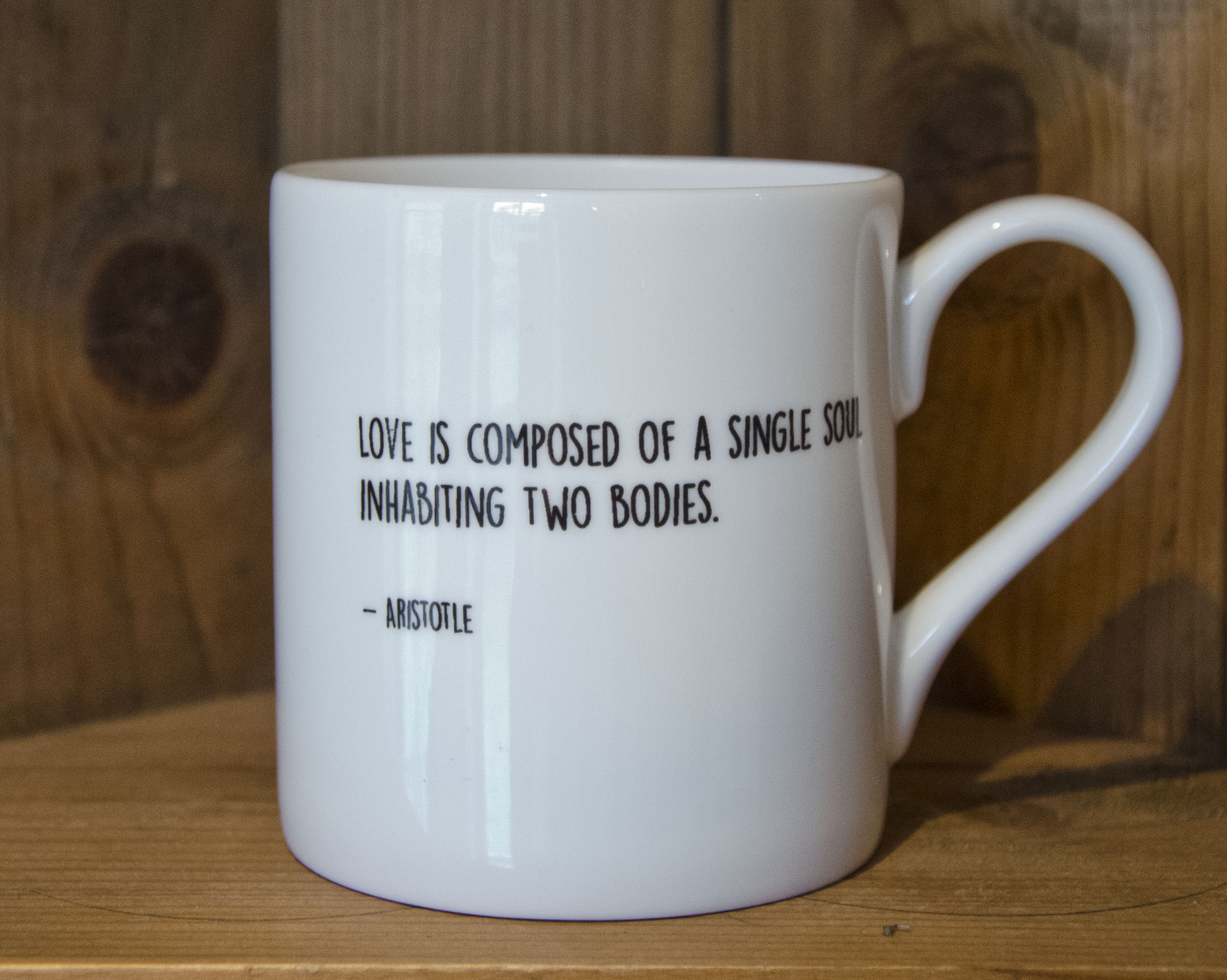 Word black mug digital print